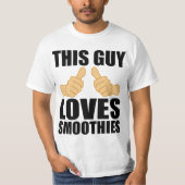 DIESER TYP-LIEBENSMOOTHIES T-Shirt (Vorderseite)