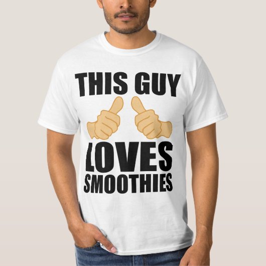 DIESER TYP-LIEBENSMOOTHIES T-Shirt (Vorderseite)