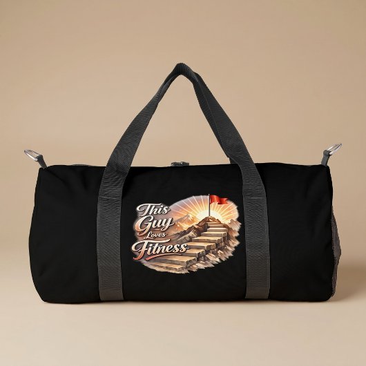 Dieser Typ liebt Fitness Duffle Bag