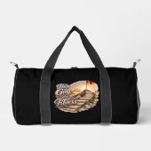 Dieser Typ liebt Fitness Duffle Bag (Vorderseite)