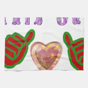 Dieser Typ liebt großes Geschenk-Kunstposter Handtuch