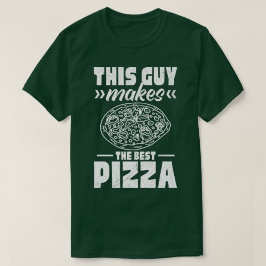 Dieser Typ macht die beste Pizza Premium T-Shirt (Design vorne)