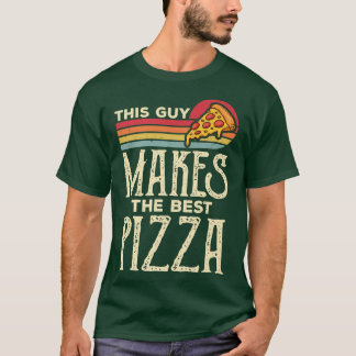 Dieser Typ macht die beste Pizza Vintage-Pizza-Bäc T-Shirt
