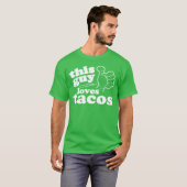 Dieser Typ oder Girl Lieben Tacos T-Shirt (Vorne ganz)