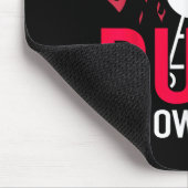 Dieser Typ Rubs sein eigenes Fleisch Funny Grillen Mousepad (Ecke)