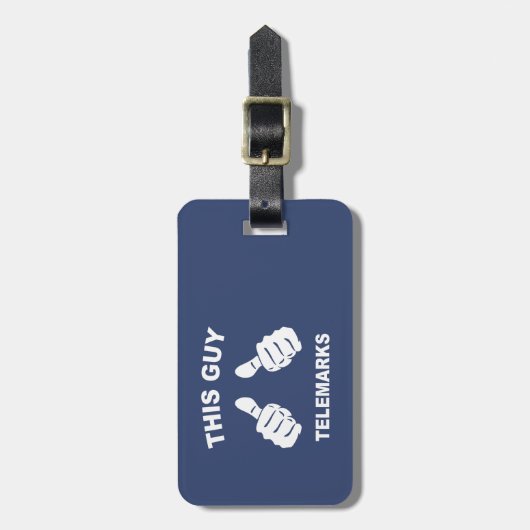 Dieser Typ Telemarke Gepäckanhänger (Vorderseite vertikal)