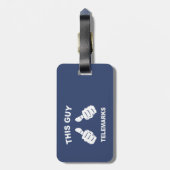 Dieser Typ Telemarke Gepäckanhänger (Rückseite vertikal)