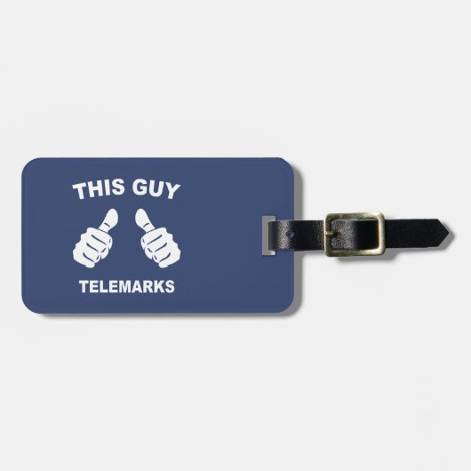 Dieser Typ Telemarkt Gepäckanhänger (Vorderseite horizontal)