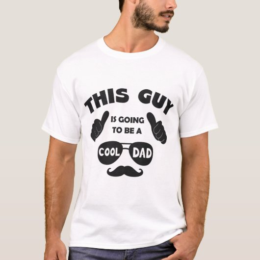 Dieser Typ wird ein Cooler Vater sein T-Shirt (Vorderseite)