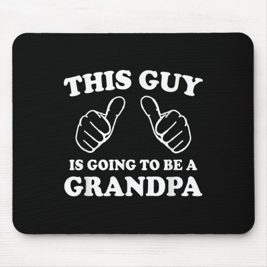 Dieser Typ wird ein Opa sein Mousepad (Vorne)