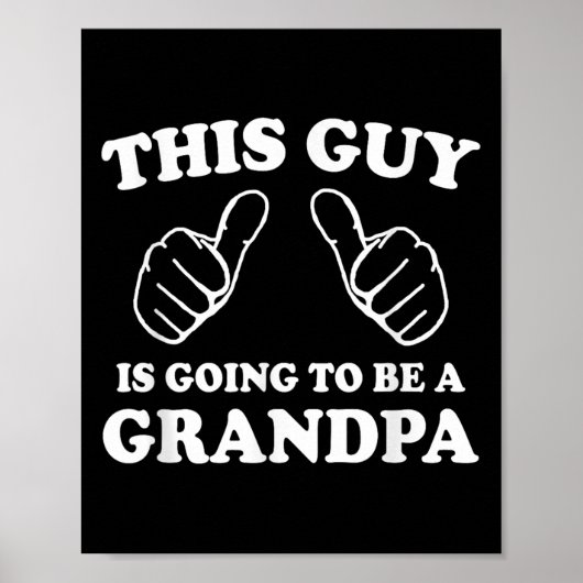Dieser Typ wird ein Opa sein Poster (Vorne)