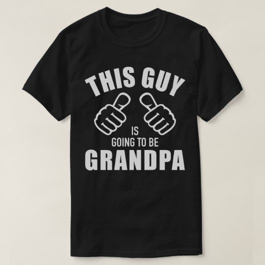 Dieser Typ wird Opa sein T-Shirt (Design vorne)