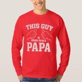 Dieser Typ wird Papa - neuer Papa T-Shirt (Vorderseite)