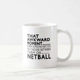 Dieser ungeschickte Momentnetball-Entwürfe Kaffeetasse