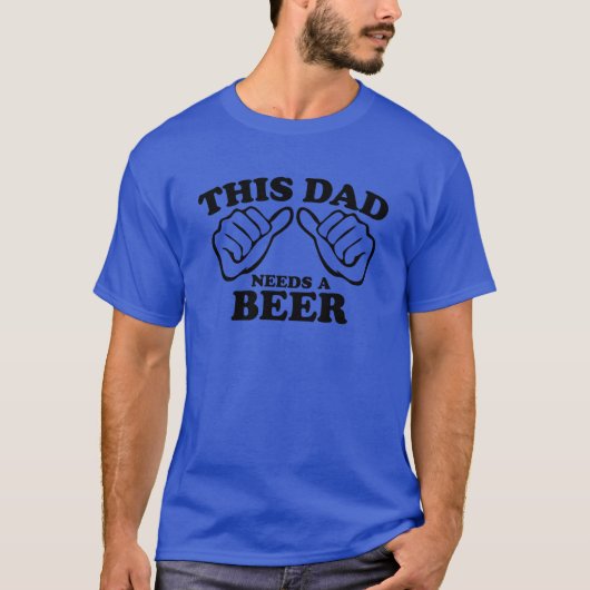 Dieser Vater benötigt ein Bier T-Shirt (Vorderseite)