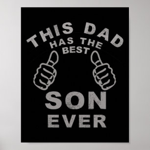 Dieser Vater hat das beste Son-je-Vatertag-Geschen Poster