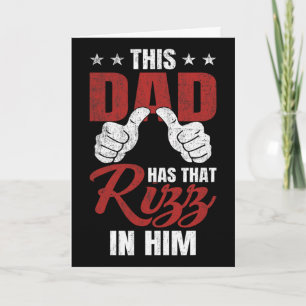 Dieser Vater hat dieses Rizz in sich - Lustiger Va Karte