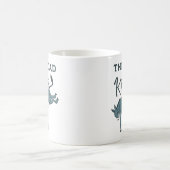 Dieser Vater kickt Donkey Funny Vathday Kaffeetasse (Mittel)
