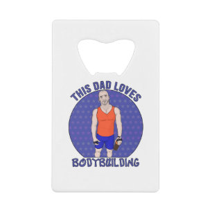 Dieser Vater Liebe Bodybuilding Geldbeutel Flaschenöffner
