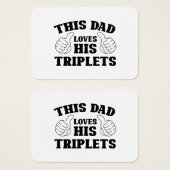 Dieser Vater Liebe seine Triplets - ein Geschenk f (Vorne & Hinten)
