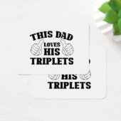 Dieser Vater Liebe seine Triplets - ein Geschenk f (Schreibtisch)