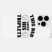Dieser Vater Liebe seine Triplets - ein Geschenk f Case-Mate iPhone Hülle (Rückseite (Horizontal))