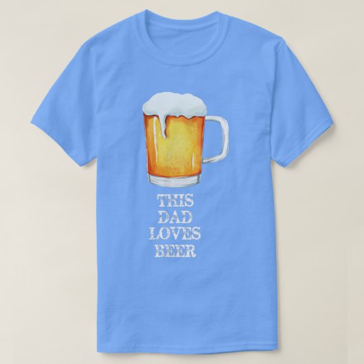 Dieser Vater Lieben Beer Funny Beer T-Shirt (Design vorne)