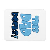 Dieser Vater Rocks Geschenke Magnet (Horizontal)