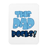 Dieser Vater Rocks Geschenke Magnet (Vertikal)