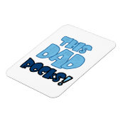 Dieser Vater Rocks Geschenke Magnet (Linke Seite)