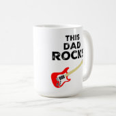 Dieser Vater Rocks Kaffeetasse (VorderseiteRechts)