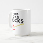 Dieser Vater Rocks Kaffeetasse (Vorderseite Links)