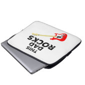 Dieser Vater Rocks Laptopschutzhülle (Vorne Knopf)