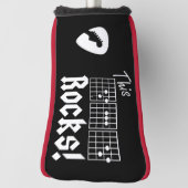 Dieser Vater stinkt! Fun Gitarre Akkord Putter Abd Golf Headcover (Rotieren 90)