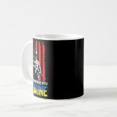 Dieser Veteran steht hinter der Ukraine 11 Kaffeetasse (Vorderseite Links)