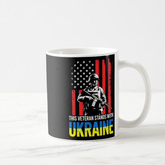 Dieser Veteran steht hinter der Ukraine 11 Kaffeetasse (Rechts)
