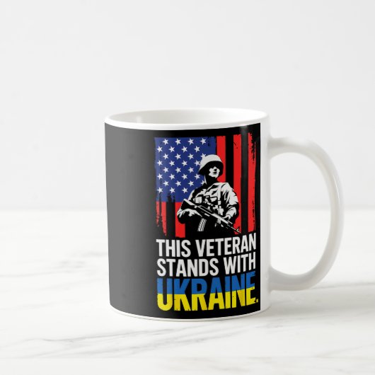 Dieser Veteran steht hinter der Ukraine 13 Kaffeetasse (Rechts)