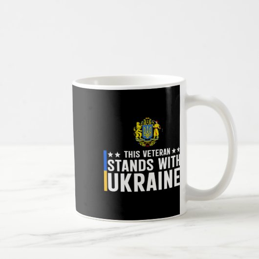 Dieser Veteran steht hinter der Ukraine 5 Kaffeetasse (Rechts)