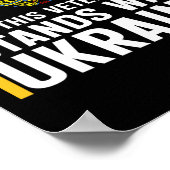 Dieser Veteran steht hinter der Ukraine 5 Poster (Ecke)