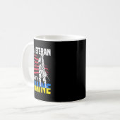 Dieser Veteran steht in der Ukraine Kaffeetasse (Vorderseite Links)