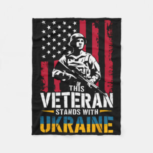 Dieser Veteran steht mit der Ukraine 6 Fleecedecke