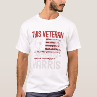 Dieser Veteran unterstützt Harris T-Shirt