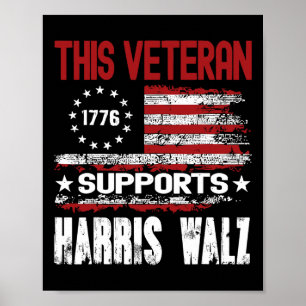 Dieser Veteran unterstützt Harris Wheimer 2024 Ame Poster