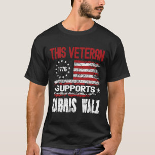 Dieser Veteran unterstützt Harris Wheimer 2024 Ame T-Shirt