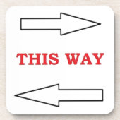 "DIESER WEG" GETRÄNKEUNTERSETZER (Vorderseite)