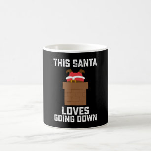 Dieser Weihnachtsmann liebt es, lustigen Weihnacht Kaffeetasse