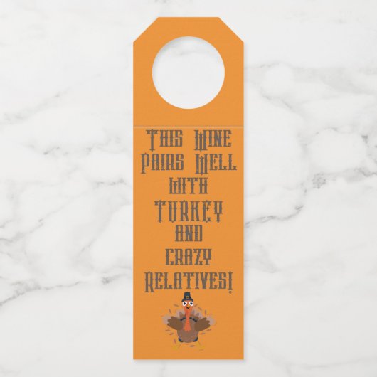 "Dieser Wein passt gut zusammen.." Flaschenanhänge Flaschenanhänger (Vorderseite)