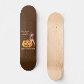 "DIESER WITCH KANN BRIBED SEIN..." komisch Skateboard (Vorderseite)