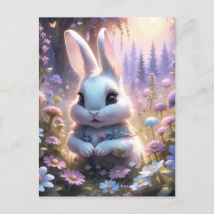 Dieser zauberhafte Hase ist so zauberhaft und sehr Postkarte