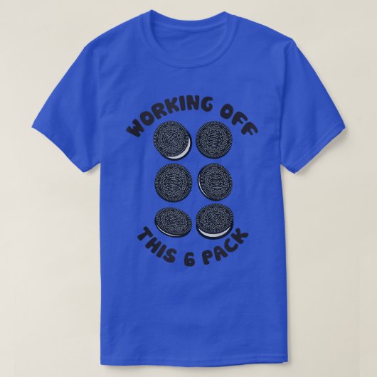 Dieses 6-Pack-Cookie-Funny T-Shirt (Design vorne)